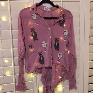 Wildfox Cat Tunic Tee